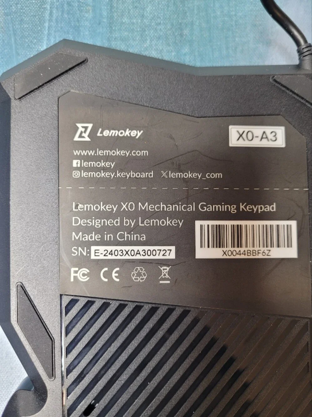 Lemokey XO-A3 Mechanical Gaming Keypad